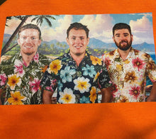 Load image into Gallery viewer, Orange Playoff Hawaiian T-shirts 2024