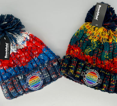 23/24 Pride rainbow logo bobble hat