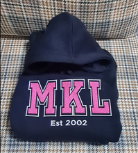 Load image into Gallery viewer, MKL Hoodie Pink and Navy 24/25 Season