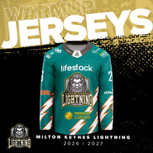 Load image into Gallery viewer, lifestack Milton Keynes Lightning Warm Up Jersey 2026/27